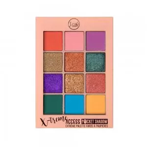 J.Cat Beauty X-treme access pocket shadow, paleta do cieni, Pops of paparazzi, 10g