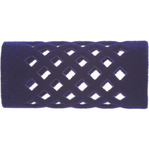 Efalock Flocked Curler, wałki metalowe flokowane 46mm-21mm niebieskie 12szt., ref. 14100862