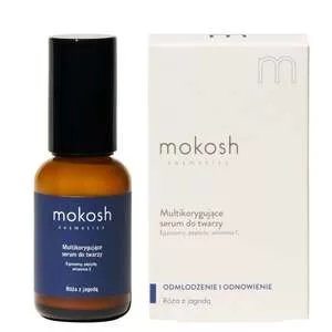 Mokosh Egzosomy, multikorygujące serum do twarzy, peptydy, witamina C, 30ml