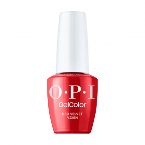 OPI GelColor Good Enough to Treat, lakier hybrydowy do paznokci, Red Velvet Vixen, 15ml