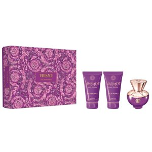 Versace Dylan Purple Pour Femme zestaw woda perfumowana spray 50ml + żel pod prysznic 50ml + balsam do ciała 50ml (W)