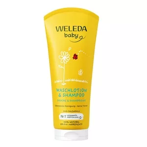 Weleda Baby szampon i płyn do mycia ciała z nagietkiem lekarskim 200ml