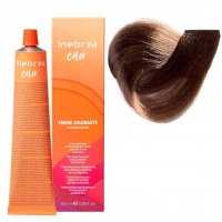 Inebrya Color, farba do włosów, koloryzacja trwała, 6/7, 100ml - brak pudełka
