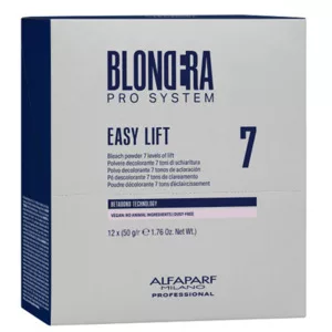 Alfaparf Milano Blondera Easy Lift, rozjaśniacz do włosów, 7 tonów, 12x50g