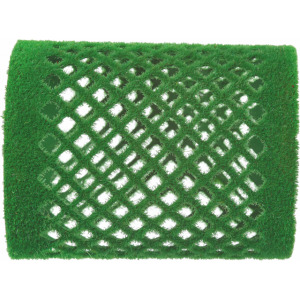 Efalock Flocked Curler, wałki metalowe flokowane 65mm-50mm zielone 12szt., ref. 14101073