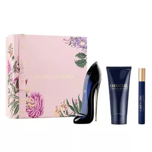 Carolina Herrera Good Girl zestaw woda perfumowana spray 80ml + woda perfumowana spray 10ml + balsam do ciała 100ml (W)