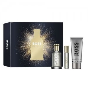 Hugo Boss Boss Bottled zestaw woda perfumowana spray 100ml + woda perfumowana spray 10ml + żel pod prysznic 100ml (M)