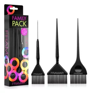 Framar Family Pack, pędzle do koloryzacji