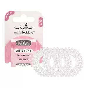 Invisibobble Original Everyday gumka do włosów spiralna Crystal Clear 3szt.