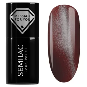 Semilac, lakier hybrydowy, 738 Cherry Choco Jelly Gloss, 7ml