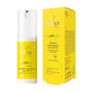 Miya Cosmetics mySPFlight, ultralekki wygładzający krem SPF 50 do twarzy, 50ml