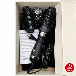 Hot Tools Black Gold Volumiser Set, szczotko-suszarka z wymiennymi wkładami, 820W - brak wypełniaczy w opakowaniu