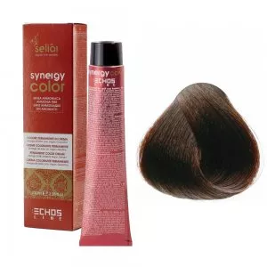 Echosline Seliar Synergy Color, farba do włosów bez amoniaku, 5.0 Light Chestnut, 100ml