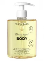 Peggy Sage, modelujący olejek do masażu z olejkiem z pomarańczy, 500ml, ref.403503