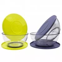 Colortrak Brush the Ambassador, zestaw misek do mieszania farb z pokrywkami