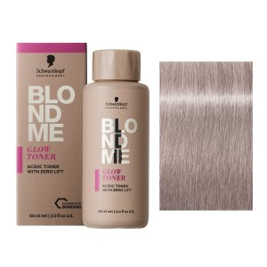 Schwarzkopf BlondMe Glow Toner, demi-permanentny toner do włosów, ice-irise, 60ml