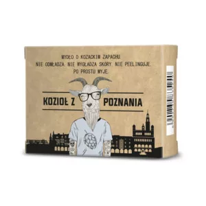 LaQ Kozioł z Klasą, mydło dla facetów, czarna kostka, 80g