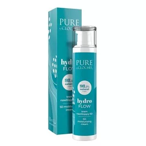 Clochee Pure, Hydro Flow, krem nawilżający 5D do twarzy, 50ml