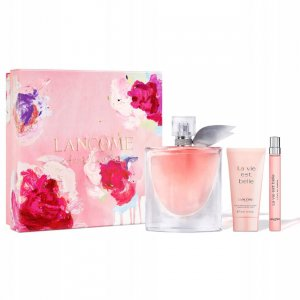 Lancome La Vie Est Belle zestaw woda perfumowana spray 100ml + woda perfumowana spray 10ml + balsam do ciała 50ml (W)