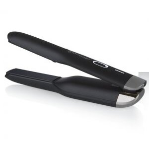 ghd unplugged, prostownica bezprzewodowa do włosów, czarna