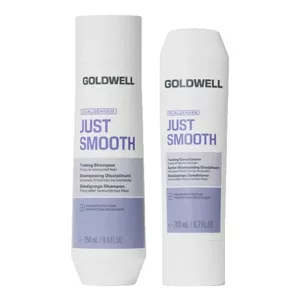 Goldwell Dualsenses Just Smooth, zestaw wygładzający do włosów puszących się, szampon + odżywka