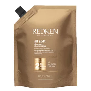 Redken All Soft, szampon wygładzający z olejkiem arganowym, refill, 500ml