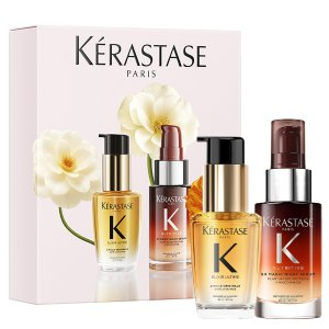 Kerastase Iconic, zestaw prezentowy do pielęgnacji włosów, serum Nutritive 30ml + olejek Elixir Ultime 30ml