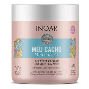 INOAR Meu Cacho Meu Crush, maska do włosów falowanych, kręconych i kędzierzawych, 500ml