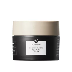 HH Simonsen Brown Matte Clay Wax, matowy wosk do włosów, brązowy, 90ml