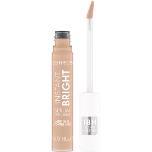 Catrice Instant Bright Serum Concealer, korektor do twarzy rozjaśniający o średnim kryciu, 002N, 5ml