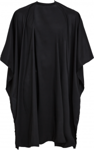 Efalock Perfect Touch, peleryna fryzjerska prosta stójka, czarna, ref. 14102477