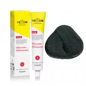 Yellow Professional Color Permanent, farba do włosów, 4, 100ml