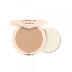 PUPA Wonder Me Defender, ochronny podkład w kompakcie SPF50, 004 Sand, 8,5g
