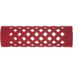 Efalock Flocked Curler, wałki metalowe flokowane 65mm-18mm czerwone 12szt., ref. 14100824