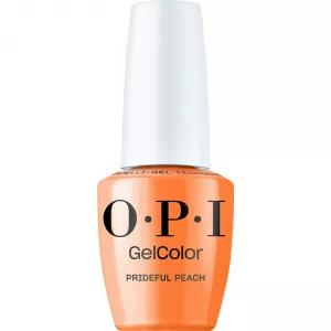 OPI Gel Color Intelli-Gel Make 'em Jelly, hybrydowy lakier do paznokci, Prideful Peach, 15ml