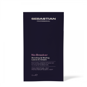 Sebastian No Breaker Sachet Cream, krem odbudowujący bez spłukiwania do stylizacji włosów, 15ml