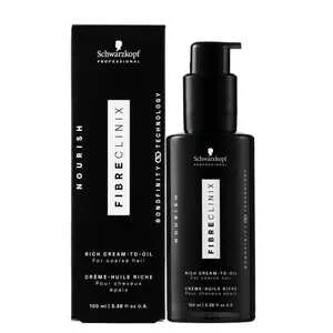 Schwarzkopf Fibre Clinix Bondfinity Rich Cream-To-Oil, intensywny olejek w kremie, 100ml