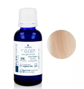 Lendan Plex Forte Bond Color, toner do włosów do trwałej lub półtrwałej koloryzacji, 0/27, 30ml