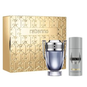 Paco Rabanne Invictus zestaw woda toaletowa spray 100ml + dezodorant spray 150ml (M)