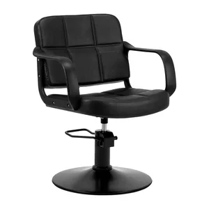 Fotel fryzjerski Hair System Komodo czarny - dostępny w 48h