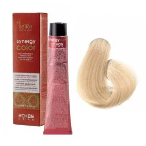 Echosline Seliar Synergy Color, farba do włosów bez amoniaku, 8.0 Light Blonde, 100ml