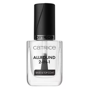 Catrice Allround 2-in-1 Base & Top Coat, baza i top do paznokci, 10.5ml
