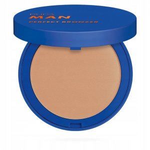 PUPA Man Perfect Bronzer, puder brązujący do twarzy, light, 10g