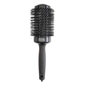 Olivia Garden Expert Blowout Shine, ceramiczna szczotka do włosów, Black 55mm