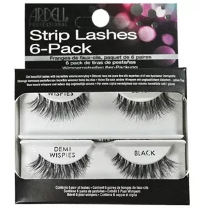 Ardell Strip Lashes 6-Pack Demi Wispies 6 par sztucznych rzęs Black