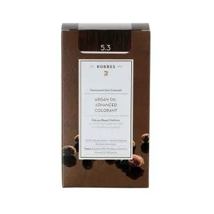 Korres Argan Oil, trwała farba do włosów, 5.3, 50ml
