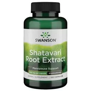 Swanson Shatavari 500mg 120kaps - data ważności (8.2026)