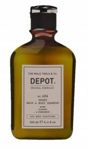 Depot No. 606, odświeżający szampon do włosów i ciała, 250ml