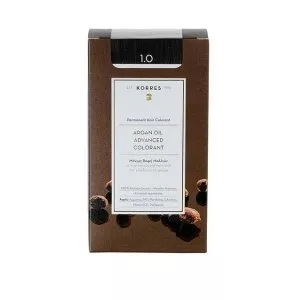 Korres Argan Oil, trwała farba do włosów, 1.0, 50ml