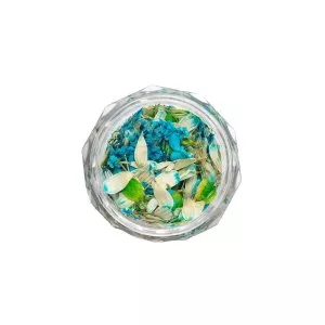 Semilac Flower Flakes, suszone kwiatki do zdobień, Spring Meadow